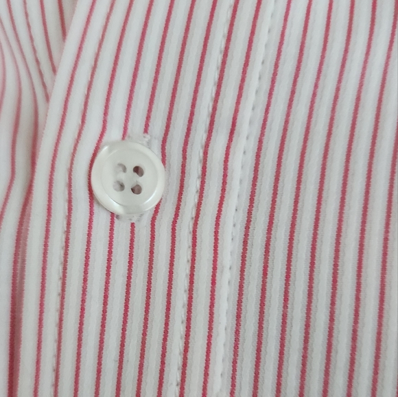 Eileen M Custom Designed Striped Button Down Tunic - Picture 3 of 8